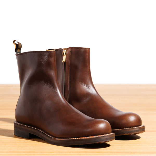 Rolling Dub Trio Casper Side Zip Boot - Brown Oil - Standard