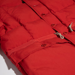 The Real McCoy's Cotton/Nylon Hooded Down Jacket - Red - Standard & Strange