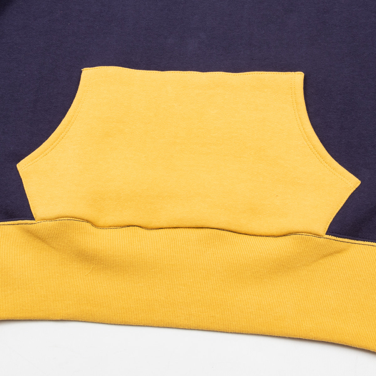 The Real McCoy's Loopwheel After Hooded Parka - Blue/Yellow - Standard & Strange