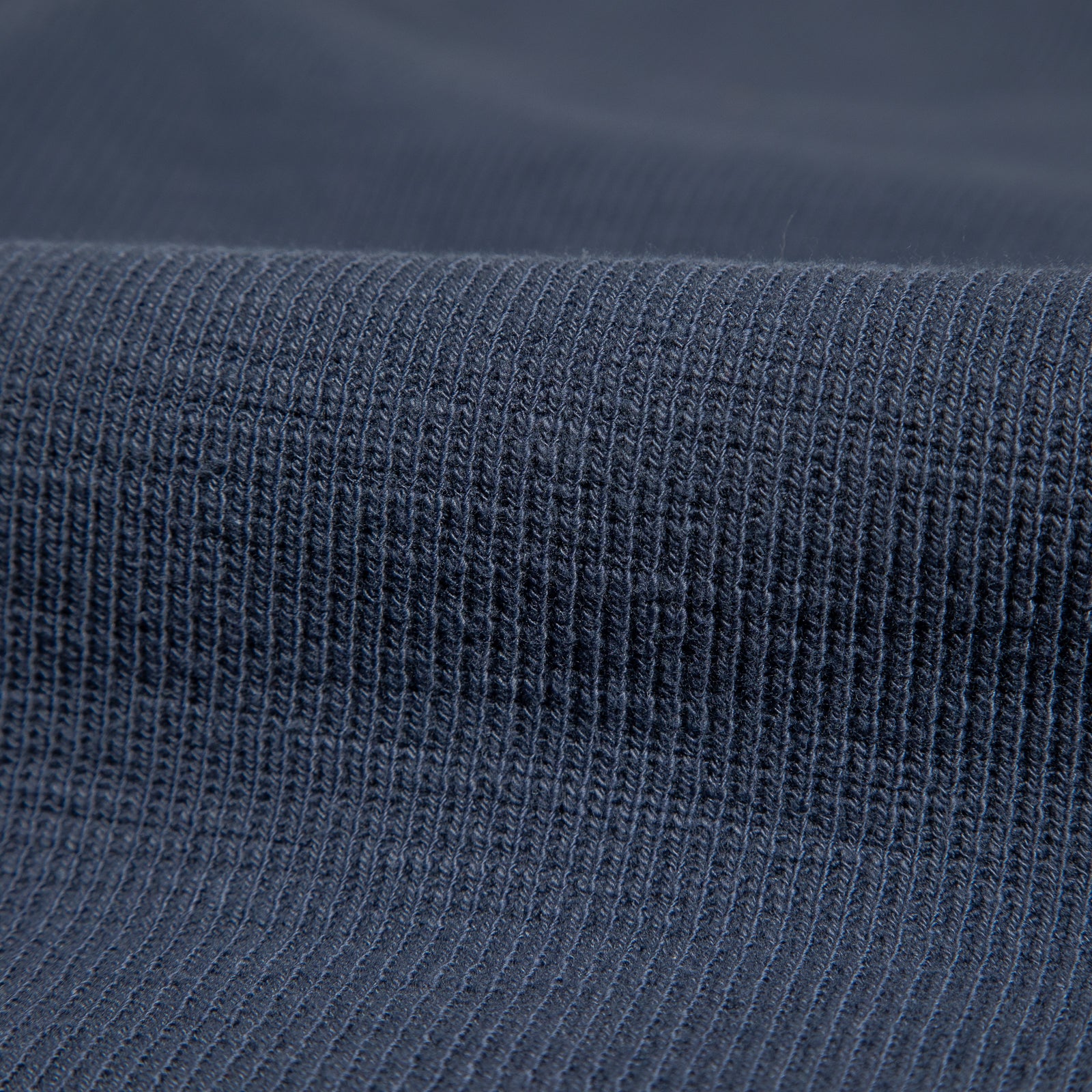 The Real McCoy's Western Cardigan Stitch Henley Shirt - Cobalt - Standard & Strange