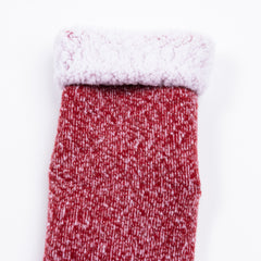 RoToTo Thermo Fleece Room Socks - Red - Standard & Strange