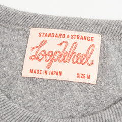 Standard & Strange Wakayama Special Loopwheel Tee - Heathers Gray - Standard & Strange