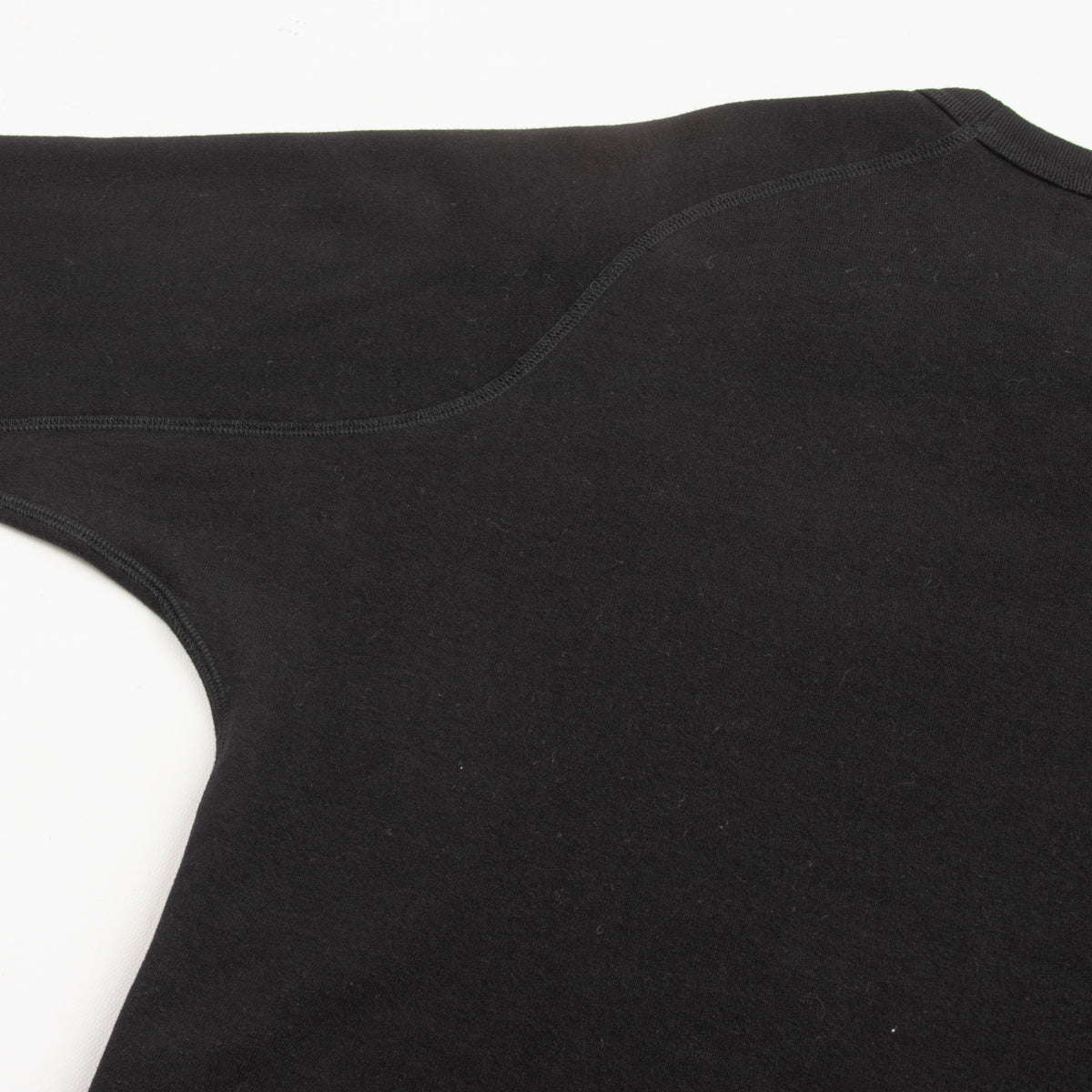 Standard & Strange Wakayama Special Loopwheel Raglan Crewneck Sweatshirt - Black - Standard & Strange