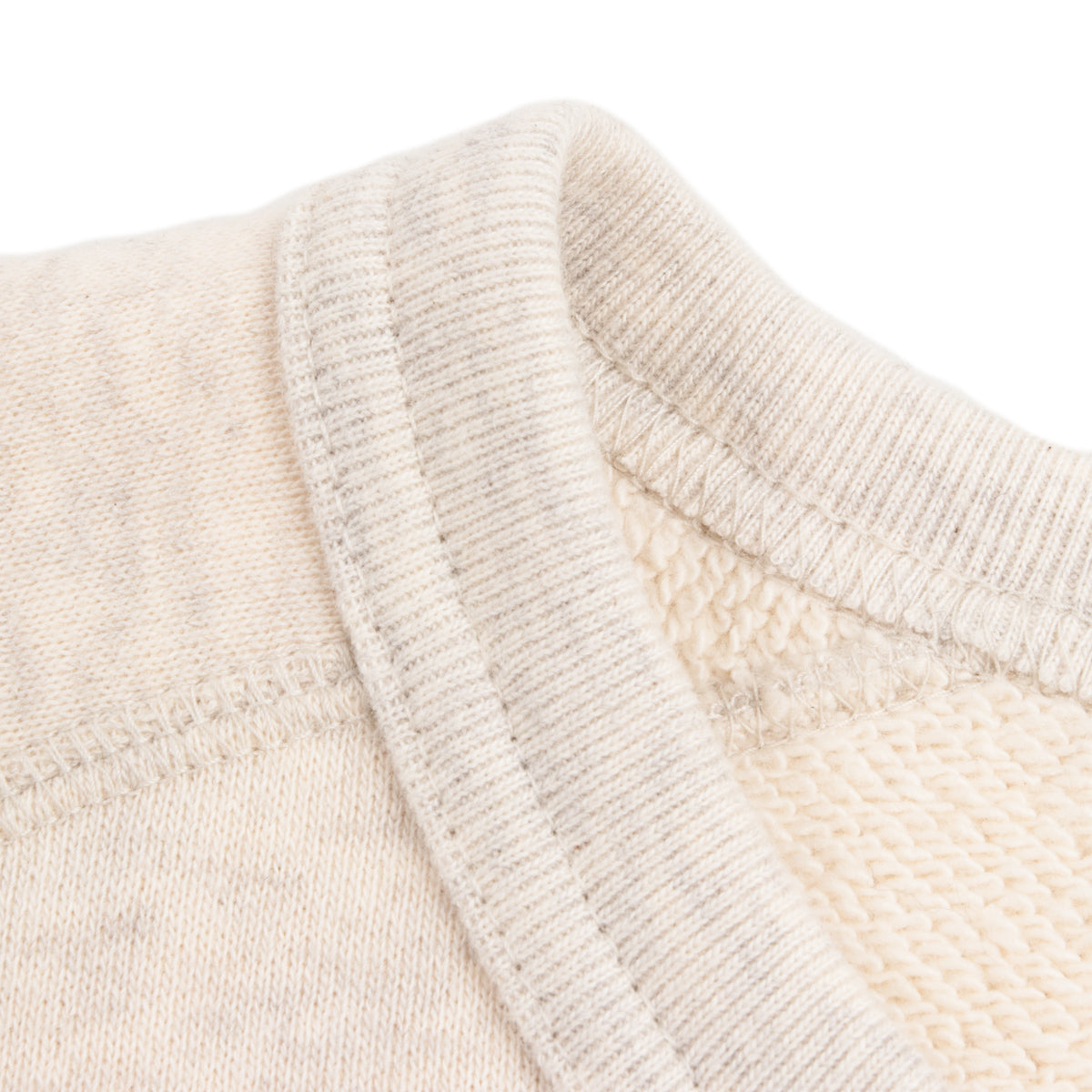 Standard & Strange Wakayama Special Loopwheel Raglan Crewneck Sweatshirt - Heather Gray - Standard & Strange