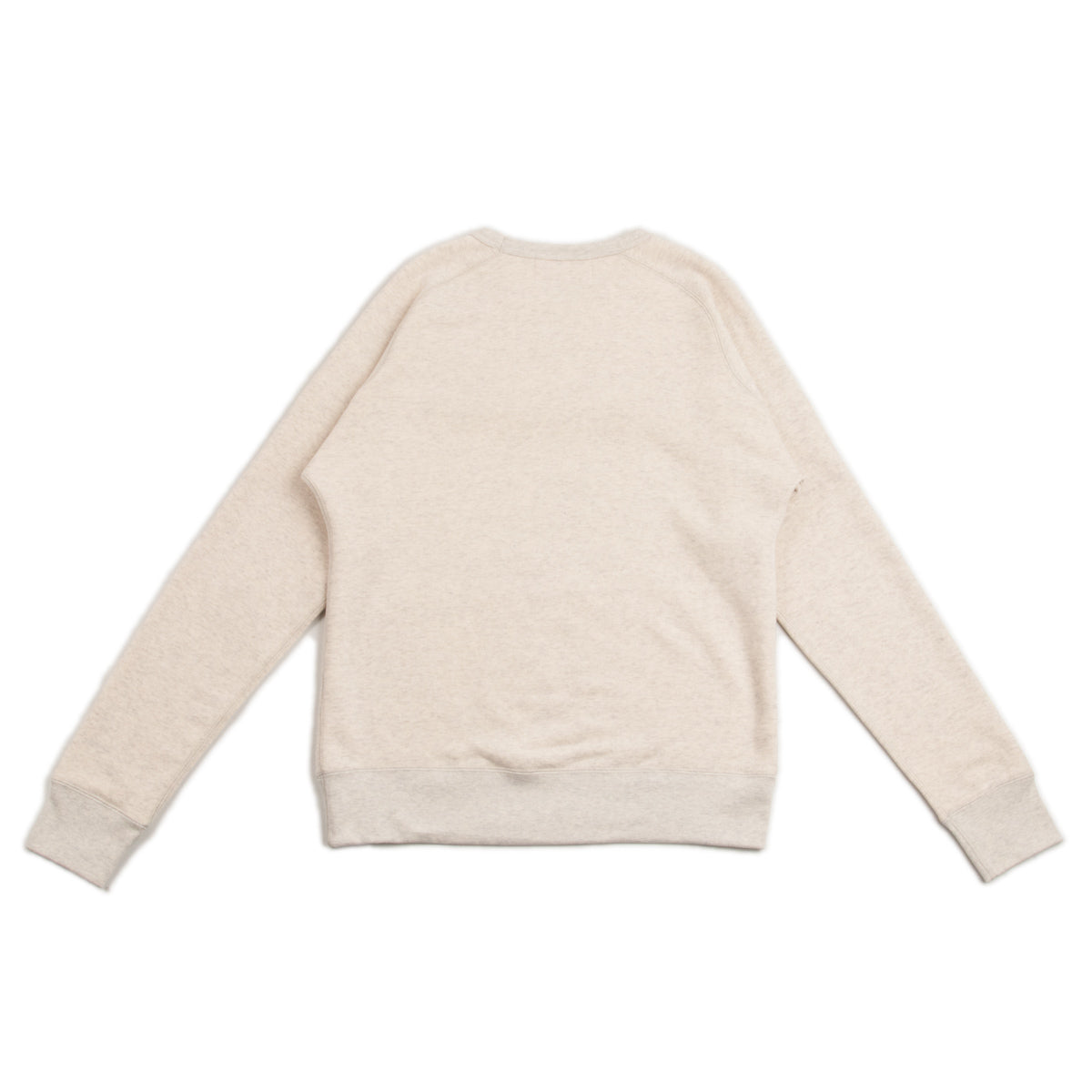Standard & Strange Wakayama Special Loopwheel Raglan Crewneck Sweatshirt - Heather Gray - Standard & Strange