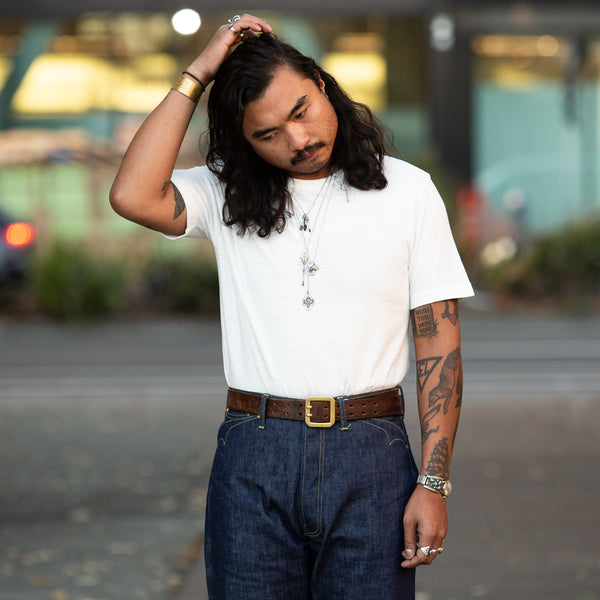 Standard & Strange Wakayama Special Loopwheel Tee Cream