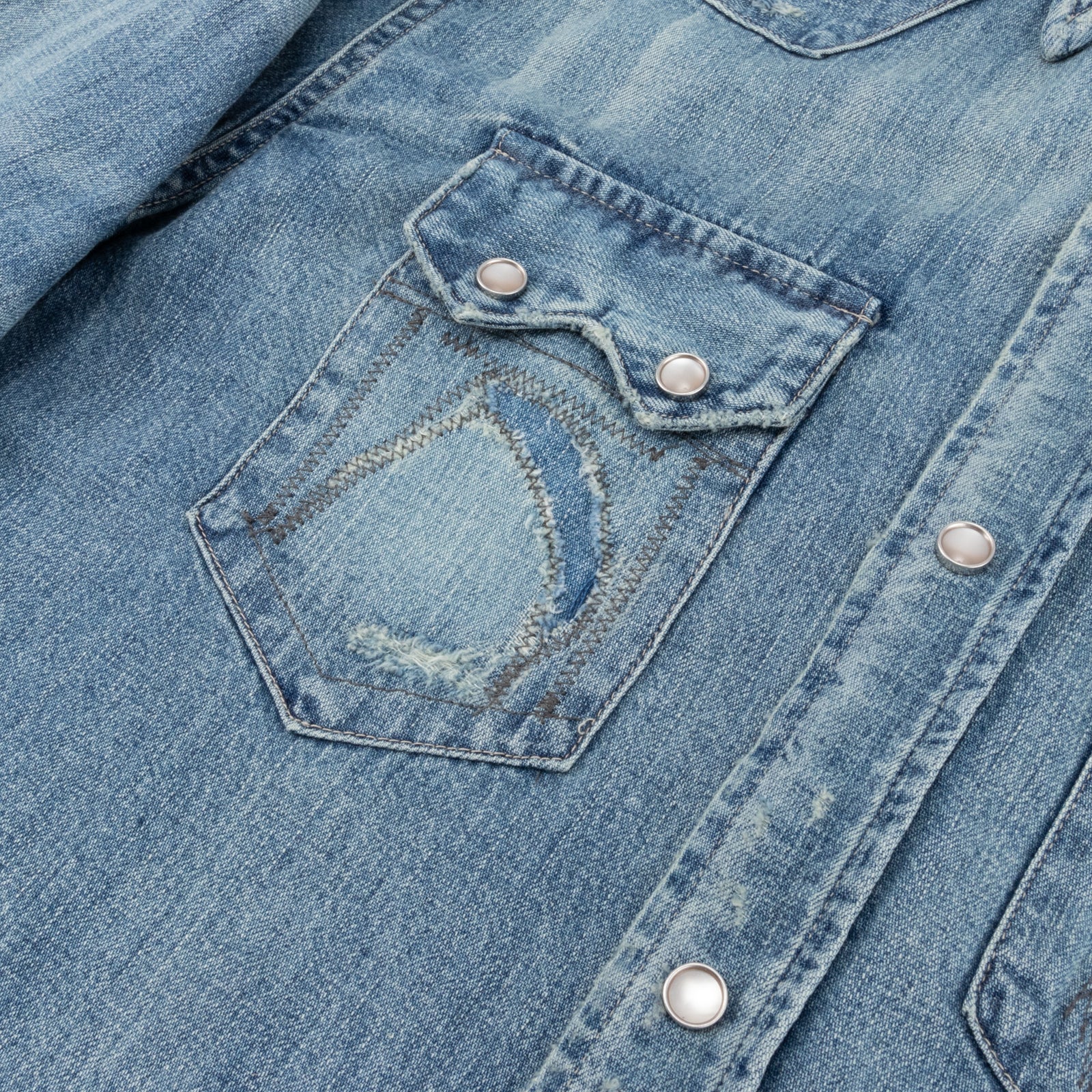 RRL Slim Repaired Western Shirt - Standard & Strange