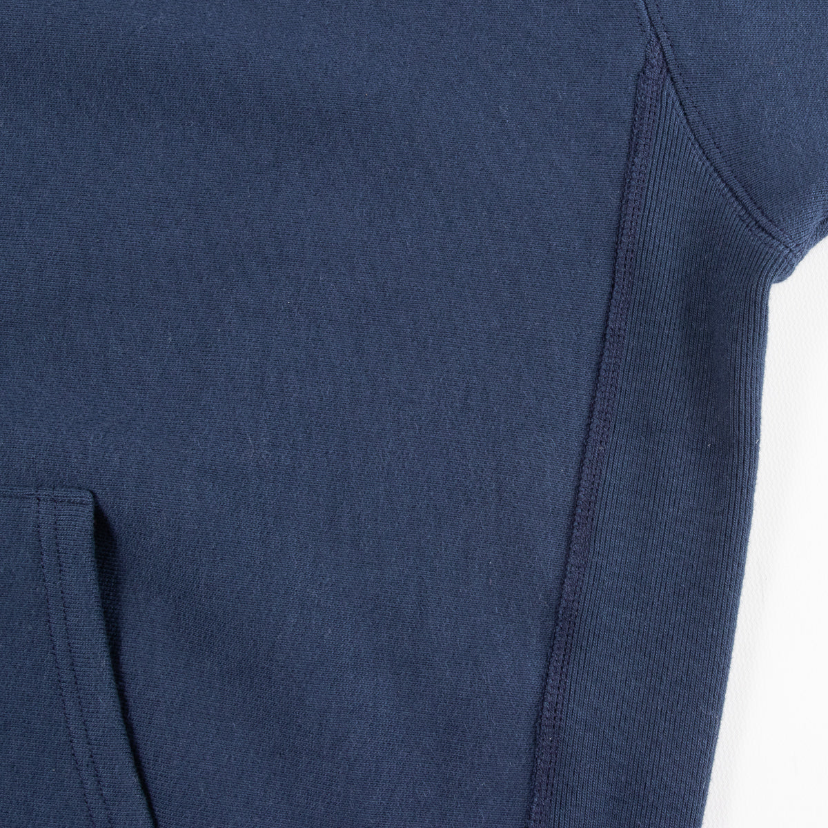 The Real McCoy's Ball Park Heavyweight Hooded Sweatshirt - Navy - Standard & Strange