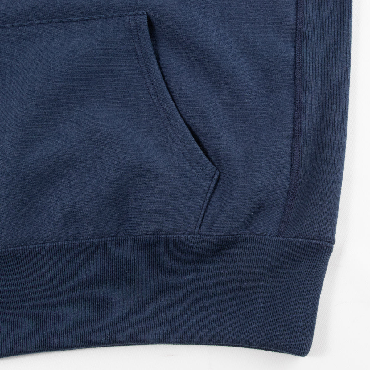 The Real McCoy's Ball Park Heavyweight Hooded Sweatshirt - Navy - Standard & Strange