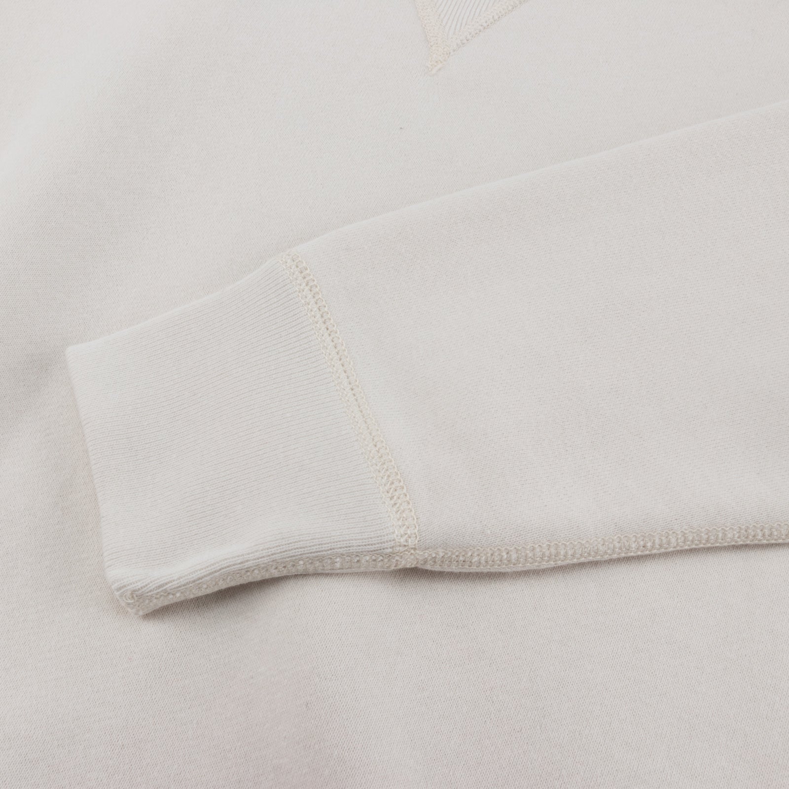 The Real McCoy's Loopwheel Crewneck Sweatshirt - Milk - Standard & Strange