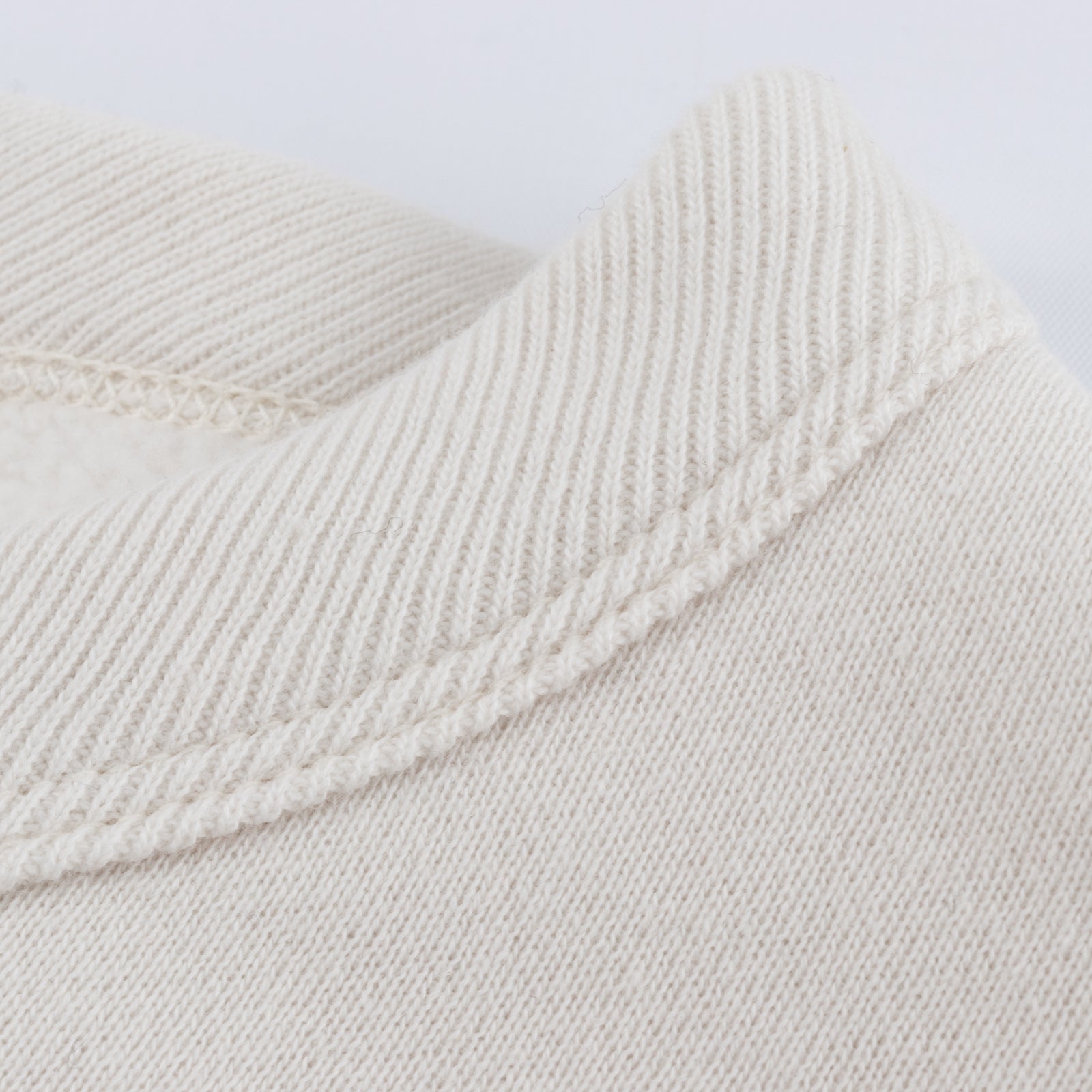 The Real McCoy's Loopwheel Crewneck Sweatshirt - Milk - Standard & Strange