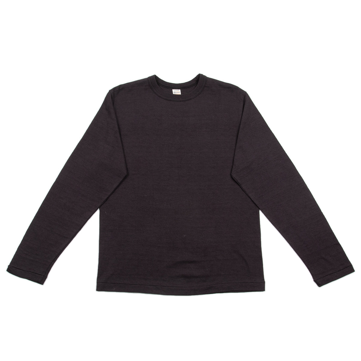 Warehouse Long Sleeve Crew Neck Tee - Black - Standard & Strange
