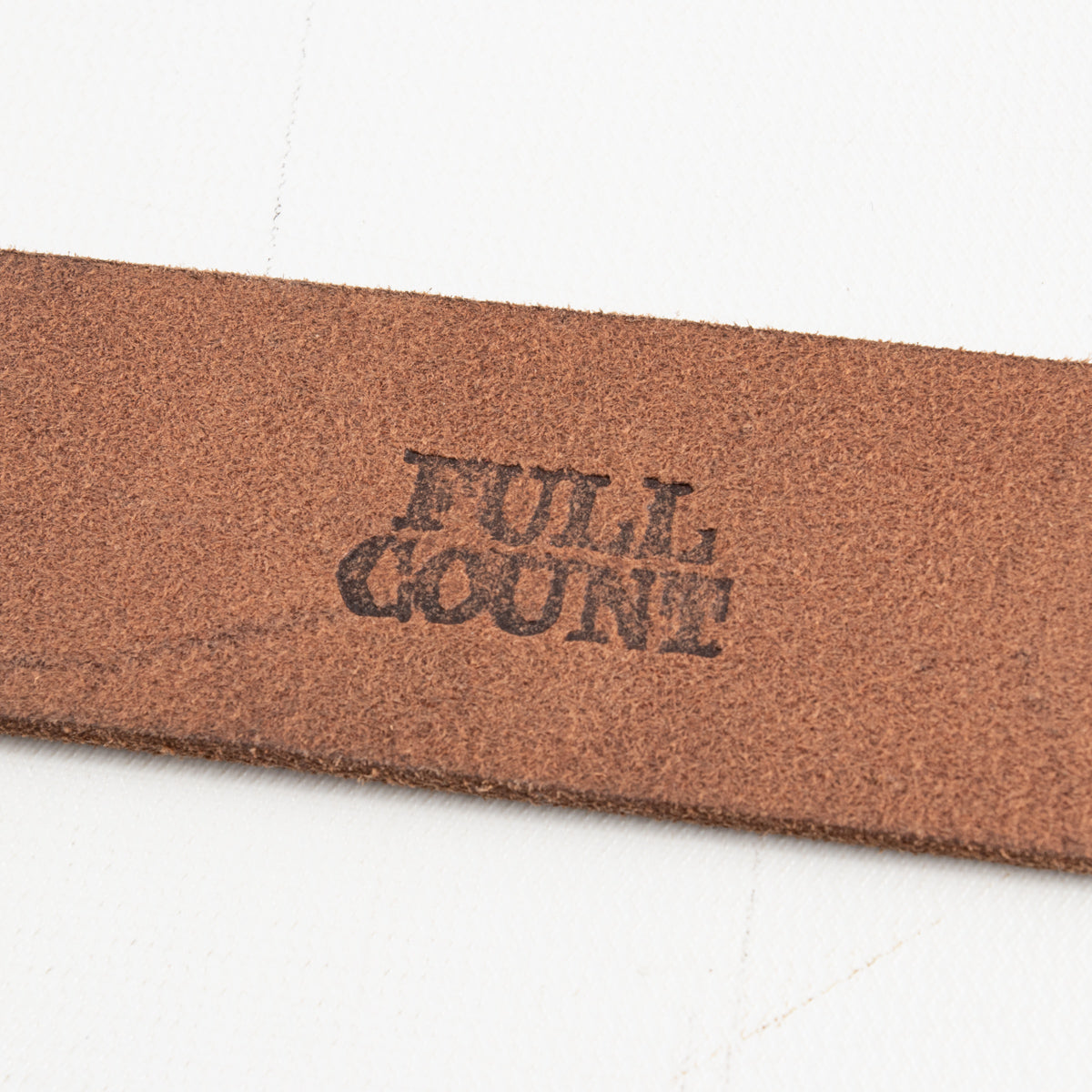 Fullcount Wild Leather Garrison Belt - Black - Standard & Strange