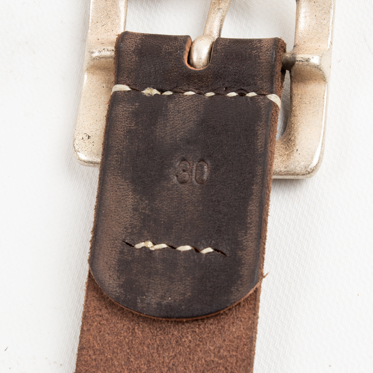 Fullcount Wild Leather Garrison Belt - Black - Standard & Strange