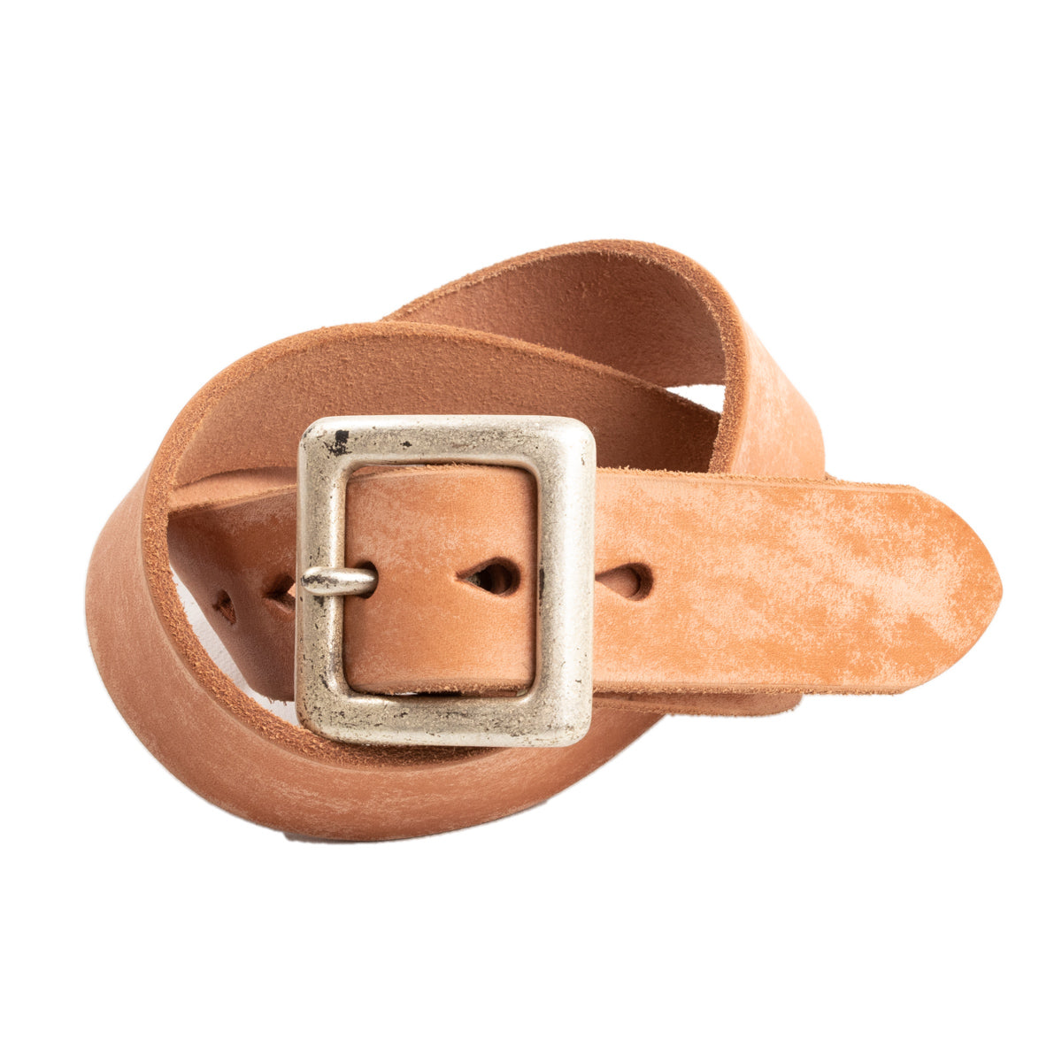 Fullcount Wild Leather Garrison Belt - Natural - Standard & Strange