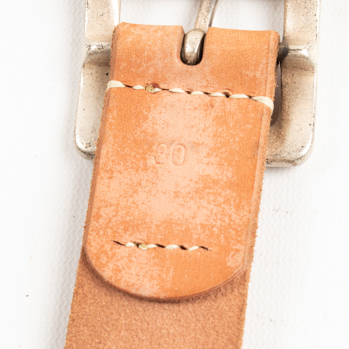 Fullcount Wild Leather Garrison Belt - Natural - Standard & Strange