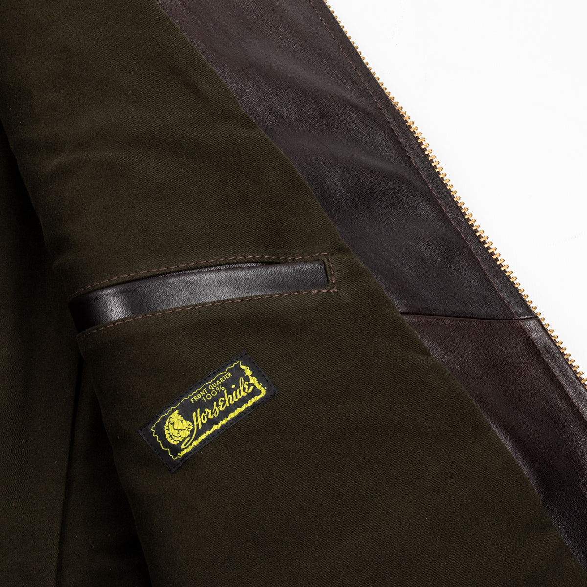 Y'2 Leather Black Hand Dyed Horsehide Double Rider Jacket (HR-56) - Standard & Strange