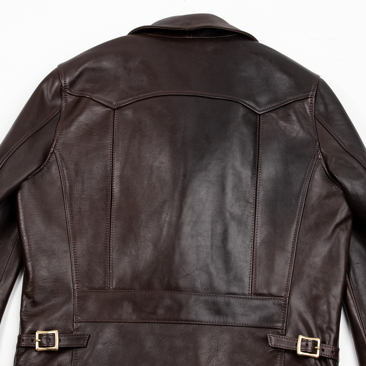 Y'2 Leather Black Hand Dyed Horsehide Double Rider Jacket (HR-56) - Standard & Strange