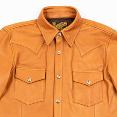 Y'2 Leather Steer Oil Western Shirt - Camel (SS-13) - Standard & Strange