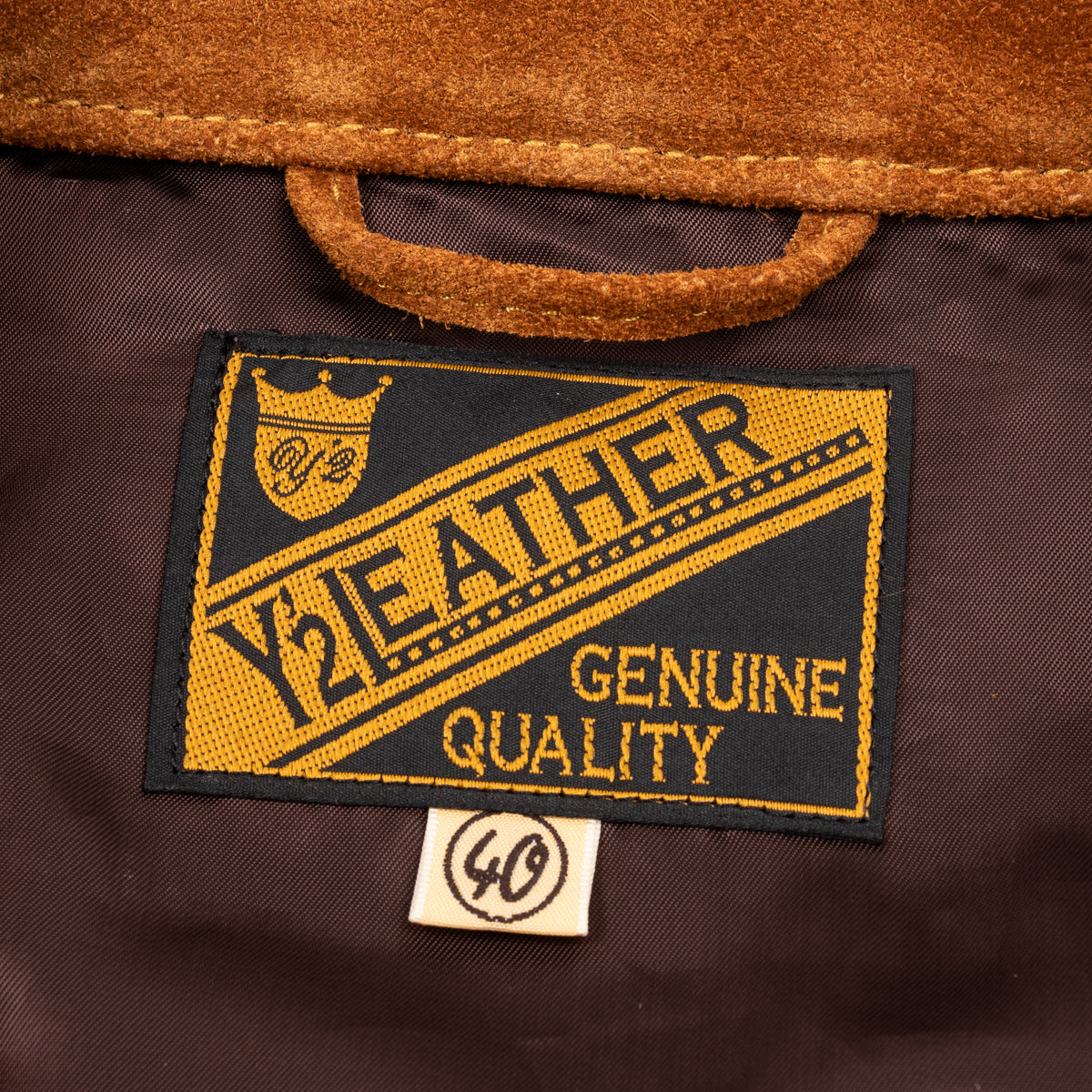 Y'2 Leather Steer Suede 3rd Type Jacket - Camel (TB-139) - Standard & Strange