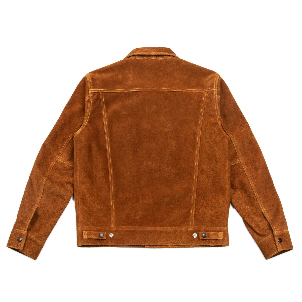 Y'2 Leather Steer Suede 3rd Type Jacket - Camel (TB-139) - Standard & Strange