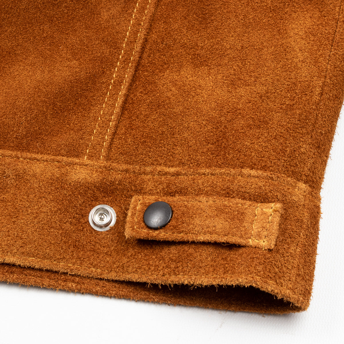 Y'2 Leather Steer Suede 3rd Type Jacket - Camel (TB-139) - Standard & Strange