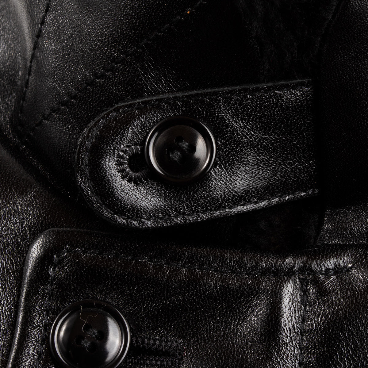 Y'2 Leather Aniline Horse N-1 Deck Jacket - Black (LN-1) - Standard & Strange