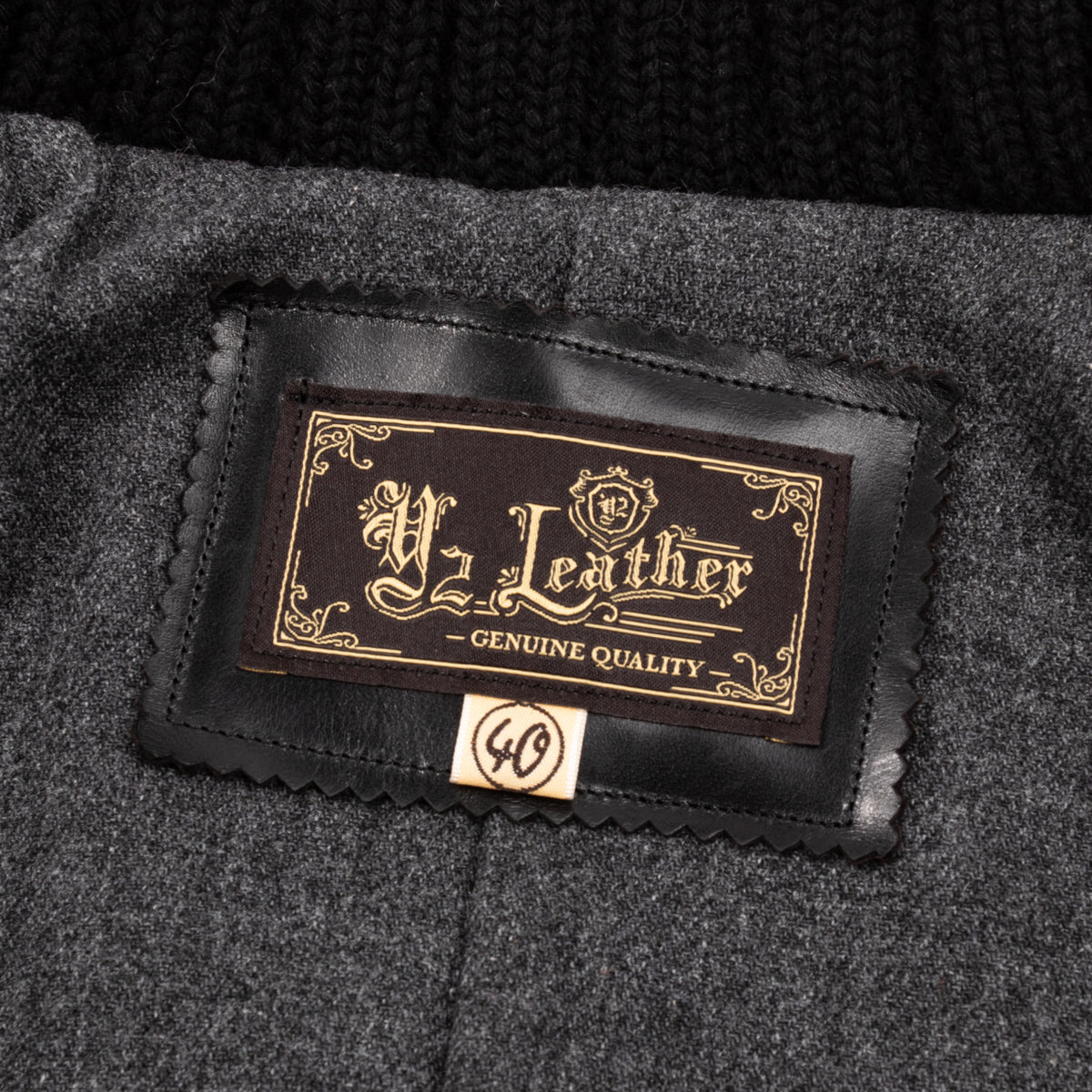 Y'2 Leather French Double Breasted Horsehide Jacket - Black - Standard & Strange