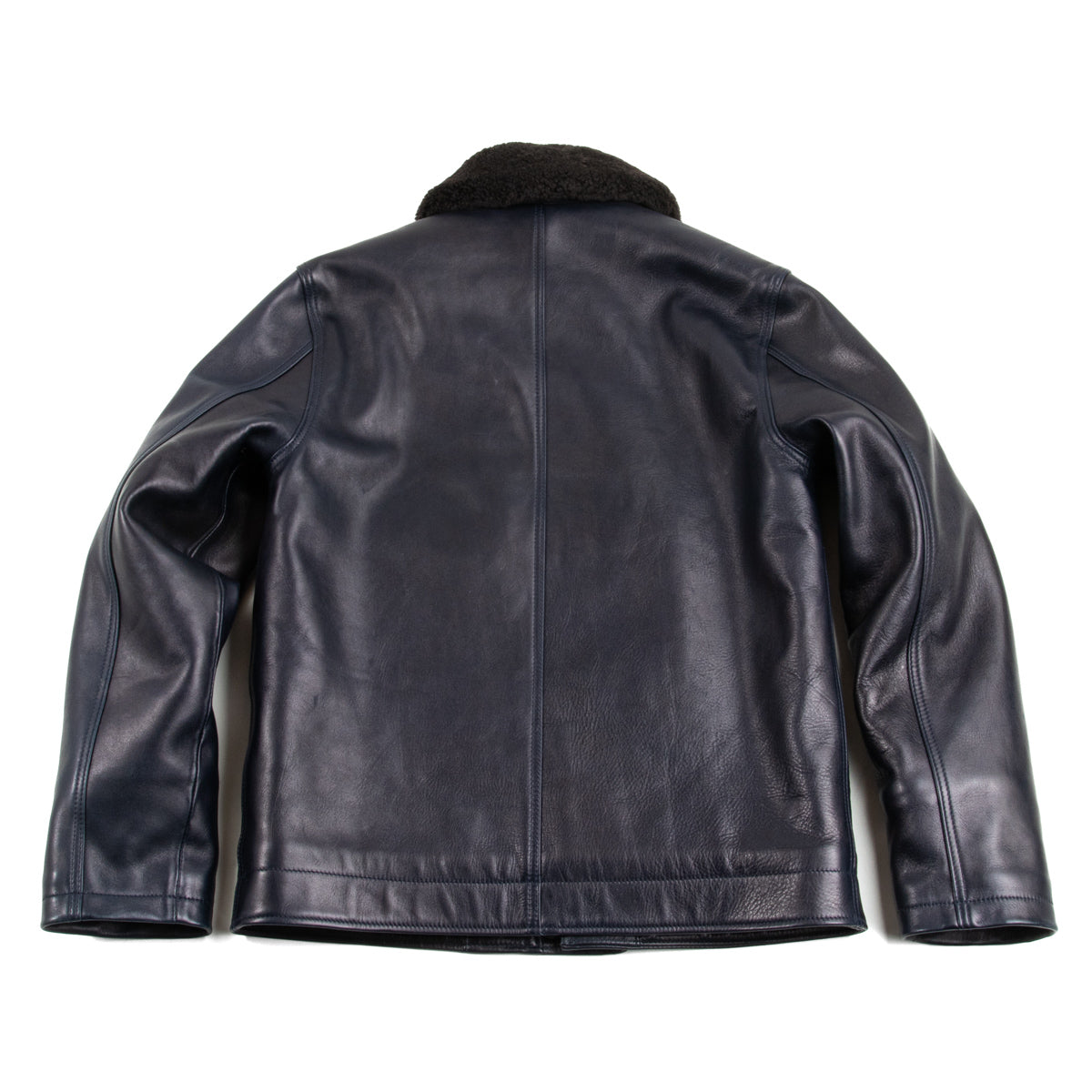 Y'2 Leather Indigo Horse N-1 Deck Jacket (IN-1) - Standard & Strange