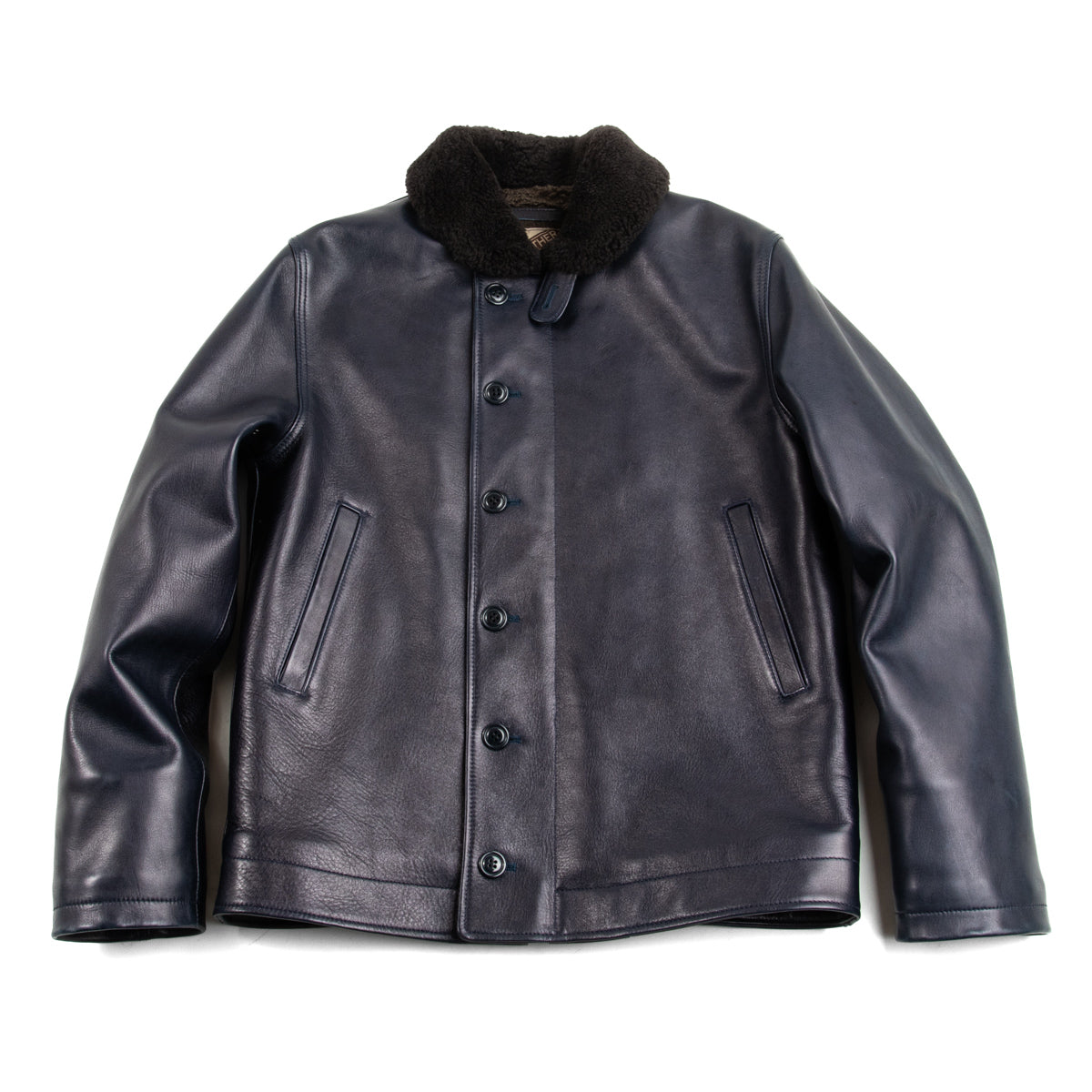 Y'2 Leather Indigo Horse N-1 Deck Jacket (IN-1) - Standard & Strange