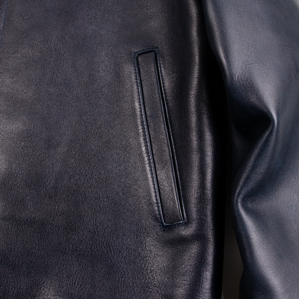 Y'2 Leather Indigo Horse N-1 Deck Jacket (IN-1) - Standard & Strange