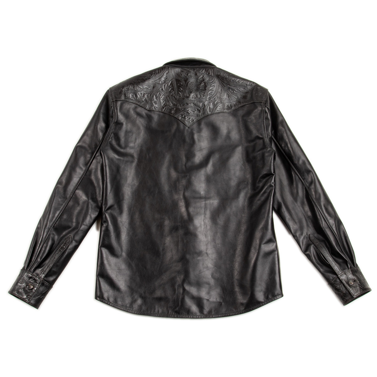 Y'2 Leather Oil Soft Horse x Horse Light (Embossed Leather) Shirt (WJ-03) - Standard & Strange