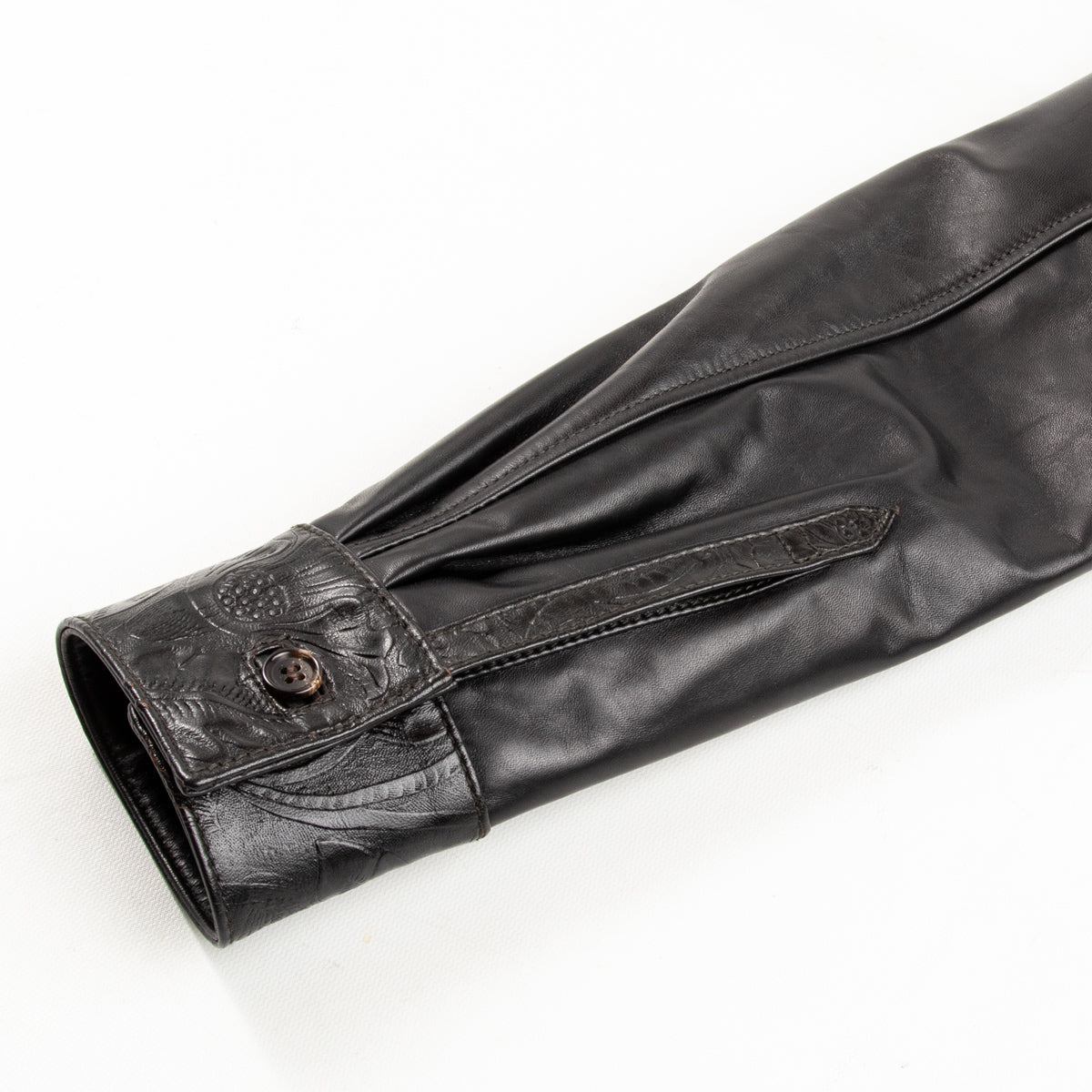 Y'2 Leather Oil Soft Horse x Horse Light (Embossed Leather) Shirt (WJ-03) - Standard & Strange