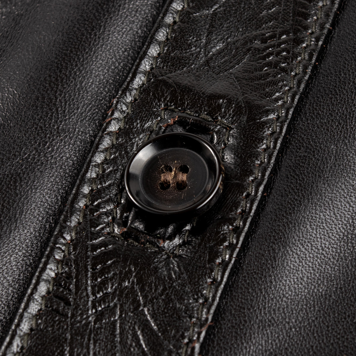 Y'2 Leather Oil Soft Horse x Horse Light (Embossed Leather) Shirt (WJ-03) - Standard & Strange