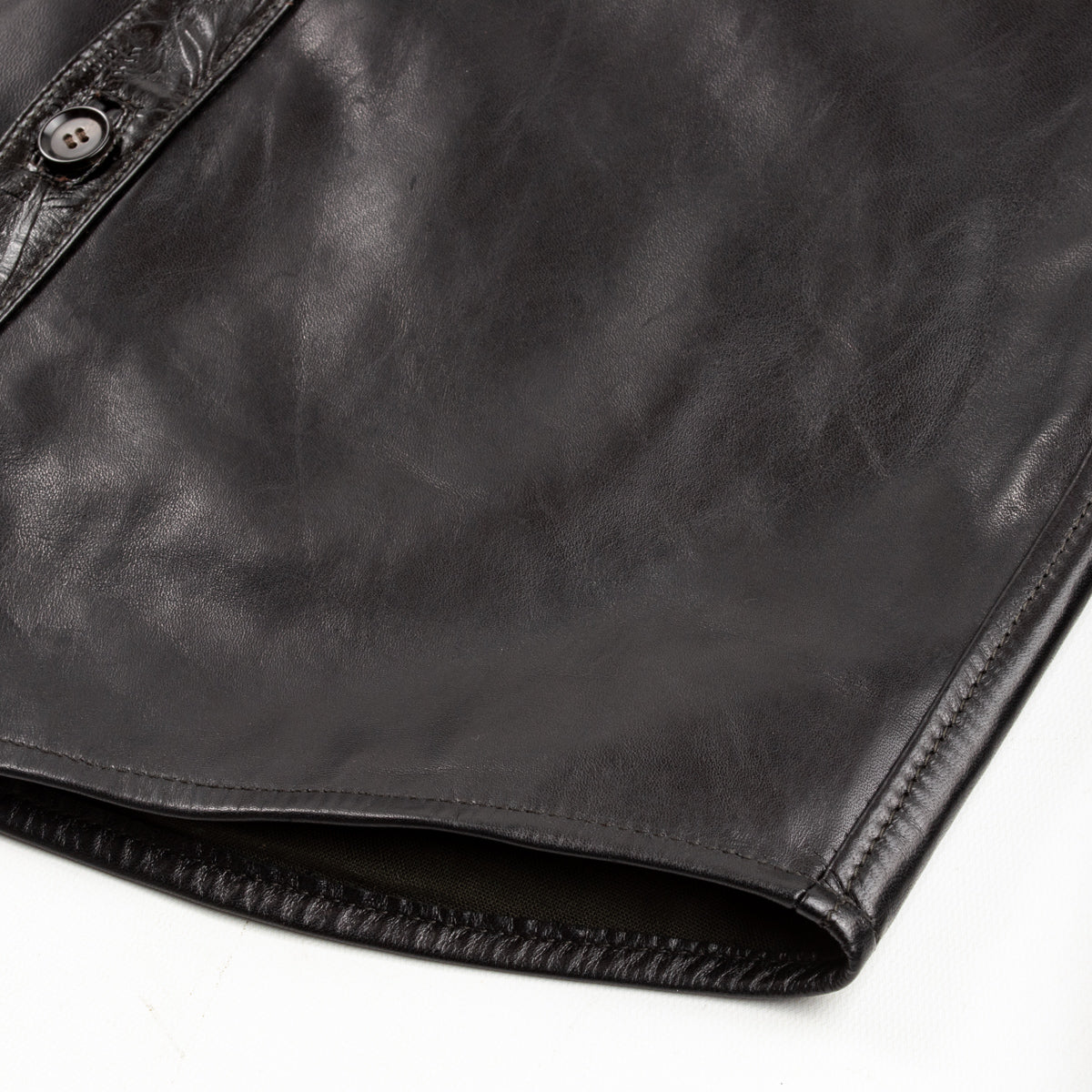 Y'2 Leather Oil Soft Horse x Horse Light (Embossed Leather) Shirt (WJ-03) - Standard & Strange