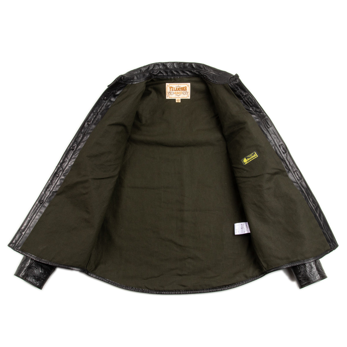 Y'2 Leather Oil Soft Horse x Horse Light (Embossed Leather) Shirt (WJ-03) - Standard & Strange