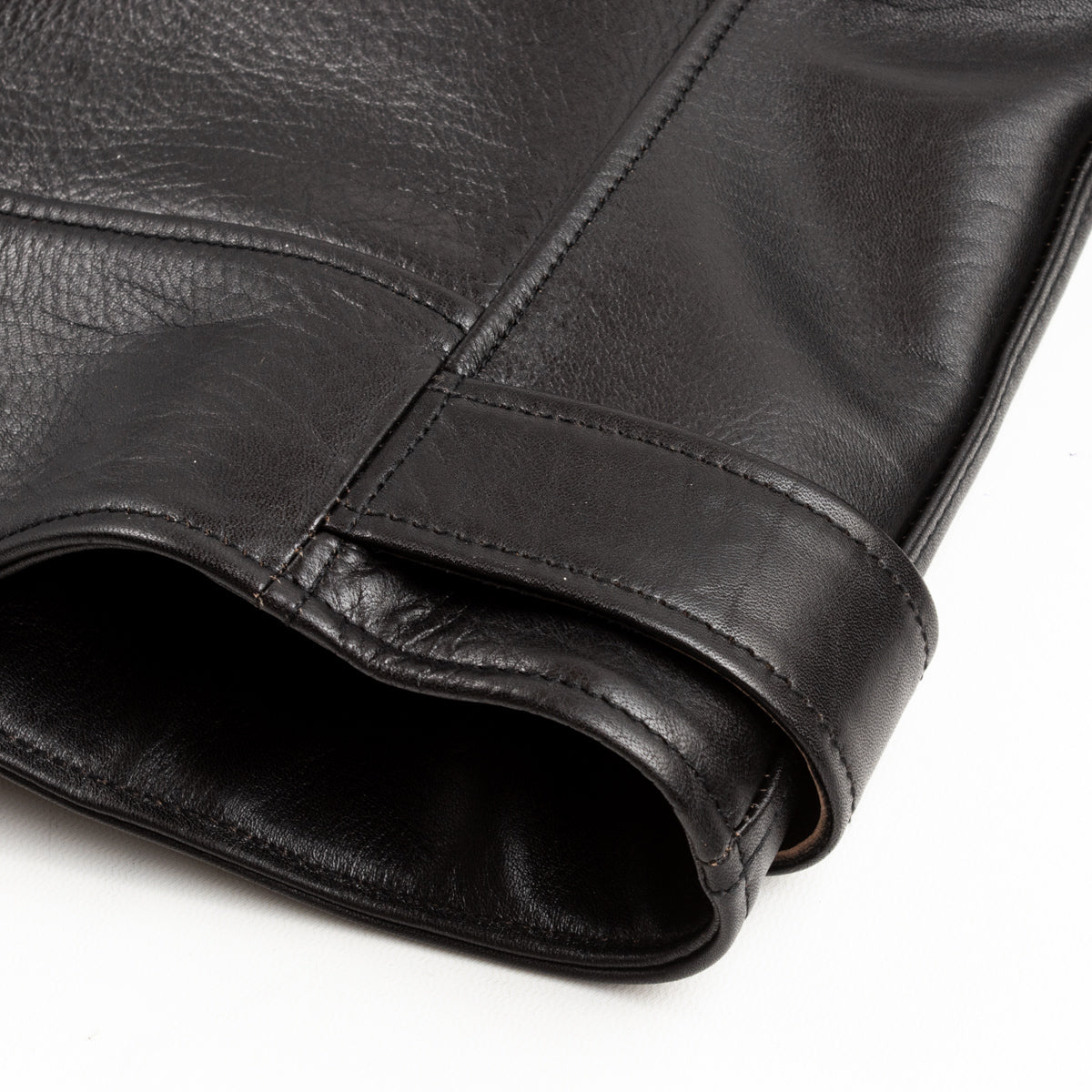 Y'2 Leather Sumi Dyed Horse Double Riders Jacket (SHR-58) - Standard & Strange