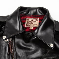 Y'2 Leather Vintage Horse D-Pocket Double Riders Jacket - Black - Standard & Strange