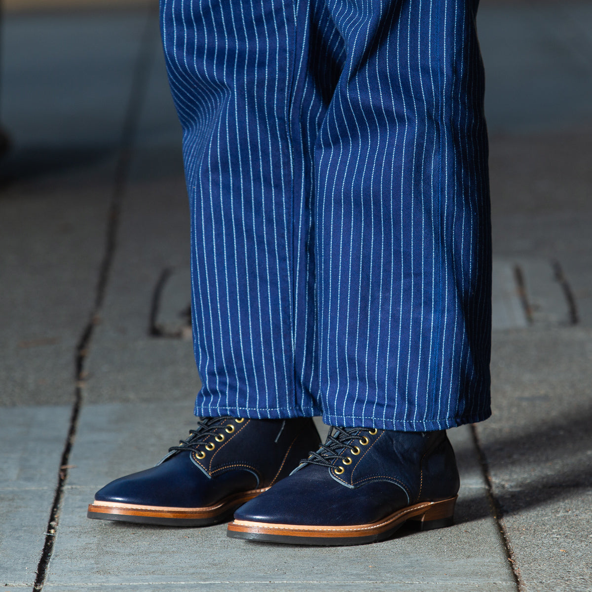 Y'2 Leather Work Boot - Indigo Horse (IS-02) - Standard & Strange