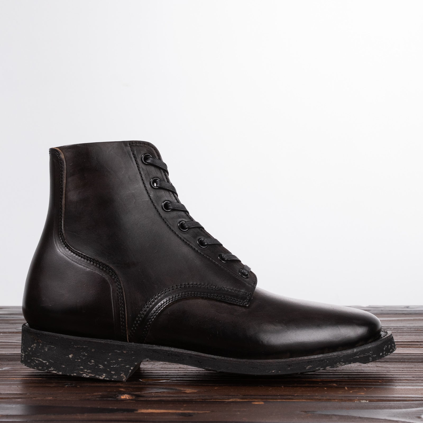 Clinch Boots Yeager Boot - Black Overdye Horsebutt - CN Last - Standard & Strange