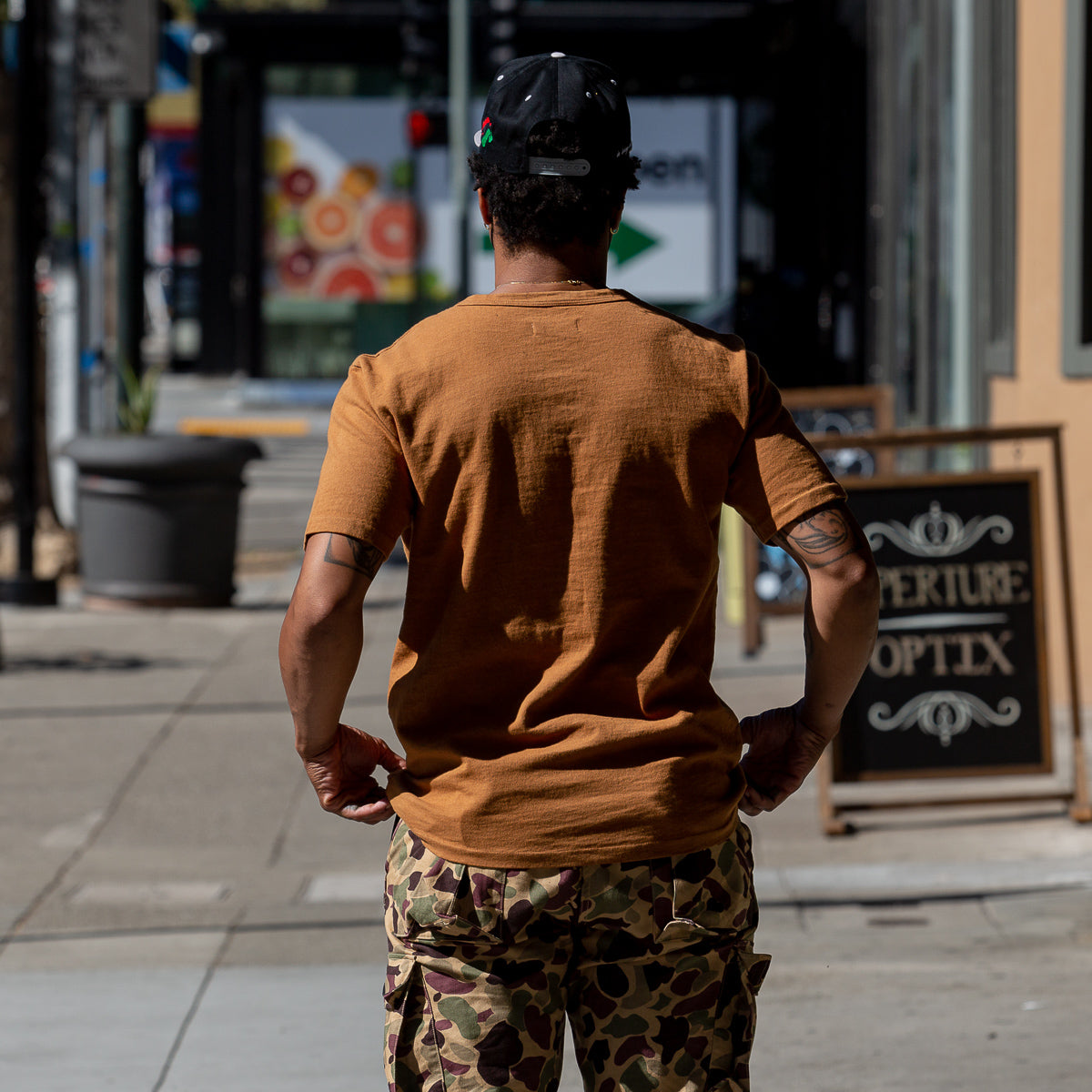 Freenote 13oz Shifter Tee - Tobacco - Standard & Strange