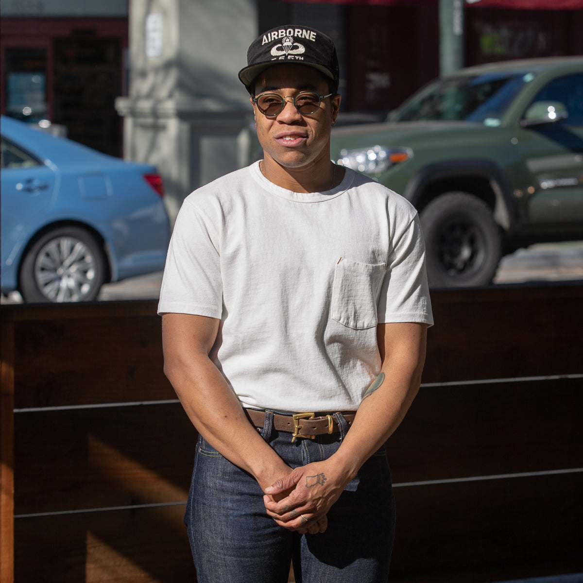 Freenote 13oz Shifter Tee - White - Standard & Strange