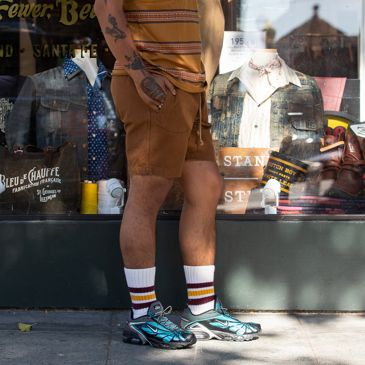 Freenote Deck Shorts - Rust - Standard & Strange