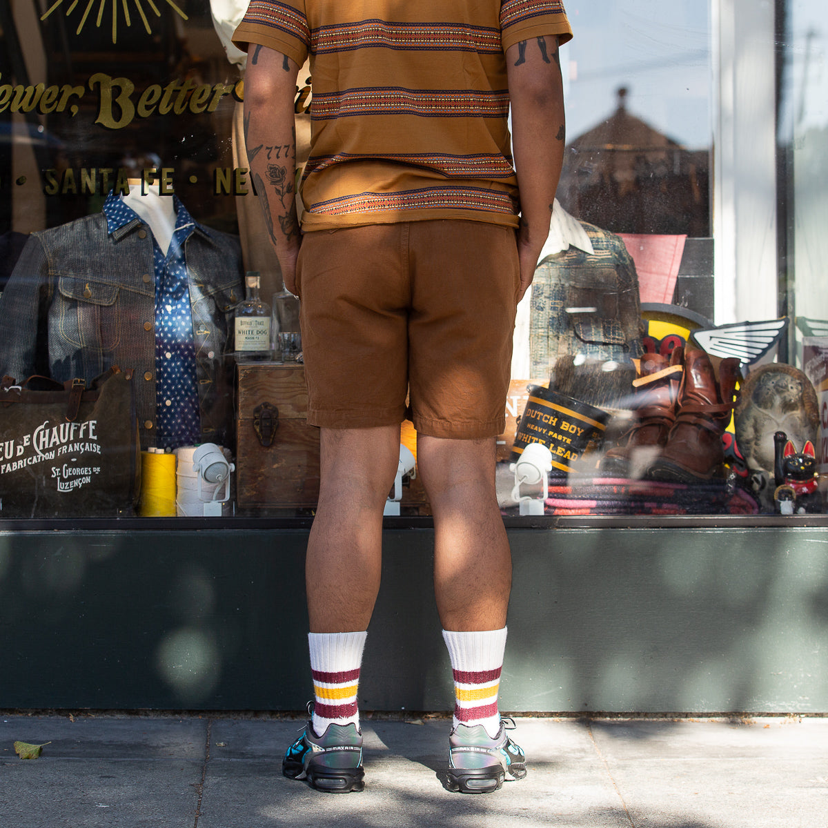 Freenote Deck Shorts - Rust - Standard & Strange