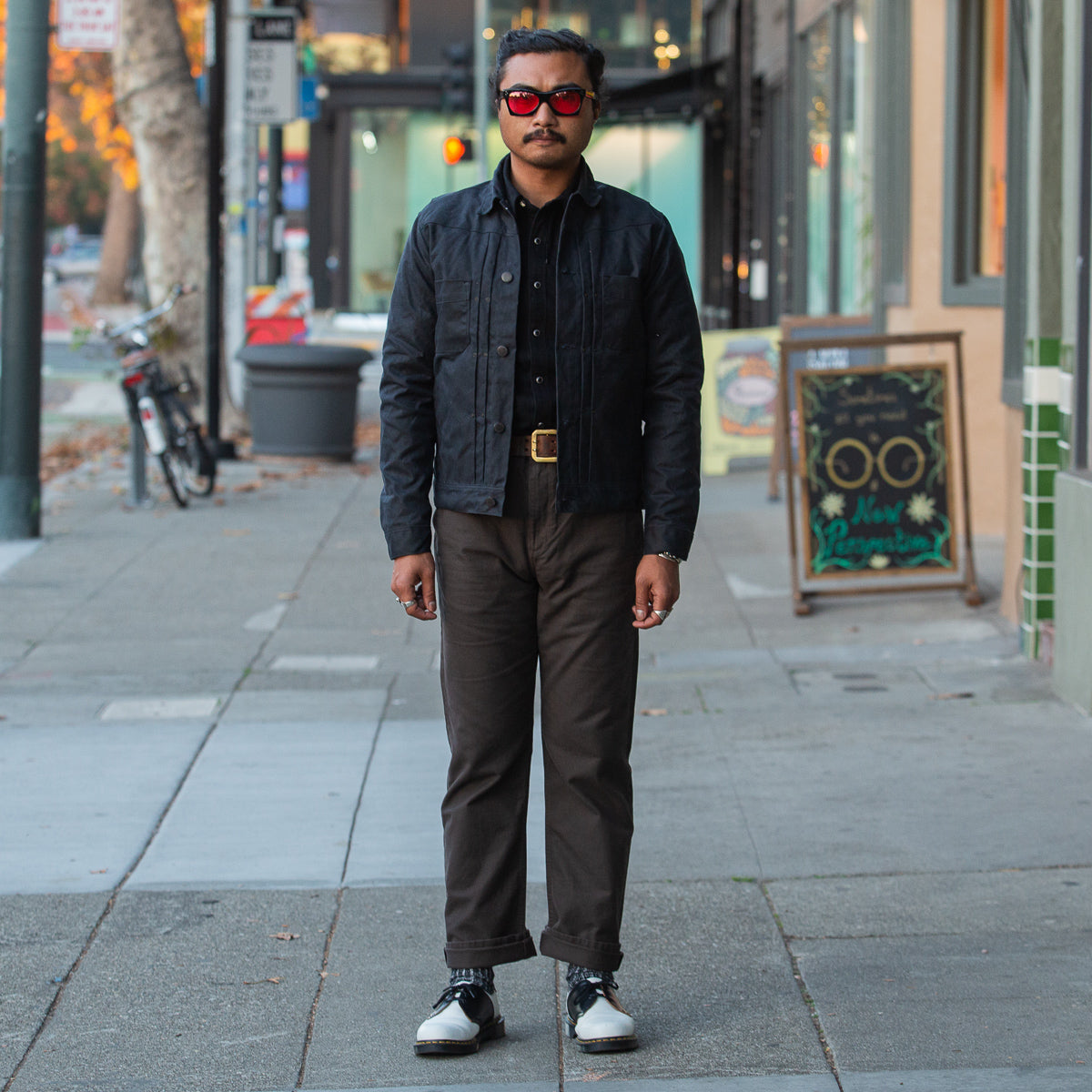 Freenote RJ-1 Jacket - Black Waxed Canvas - Standard & Strange