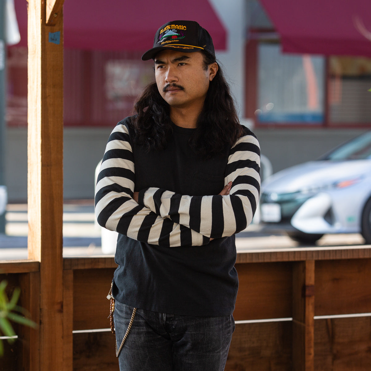 Freenote Shifter L/S Tee - Black Combo - Standard & Strange