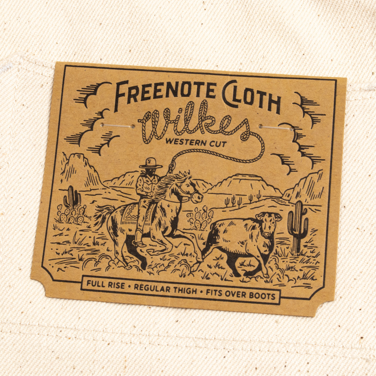 Freenote Wilkes Western - 14oz Natural Denim - Standard & Strange