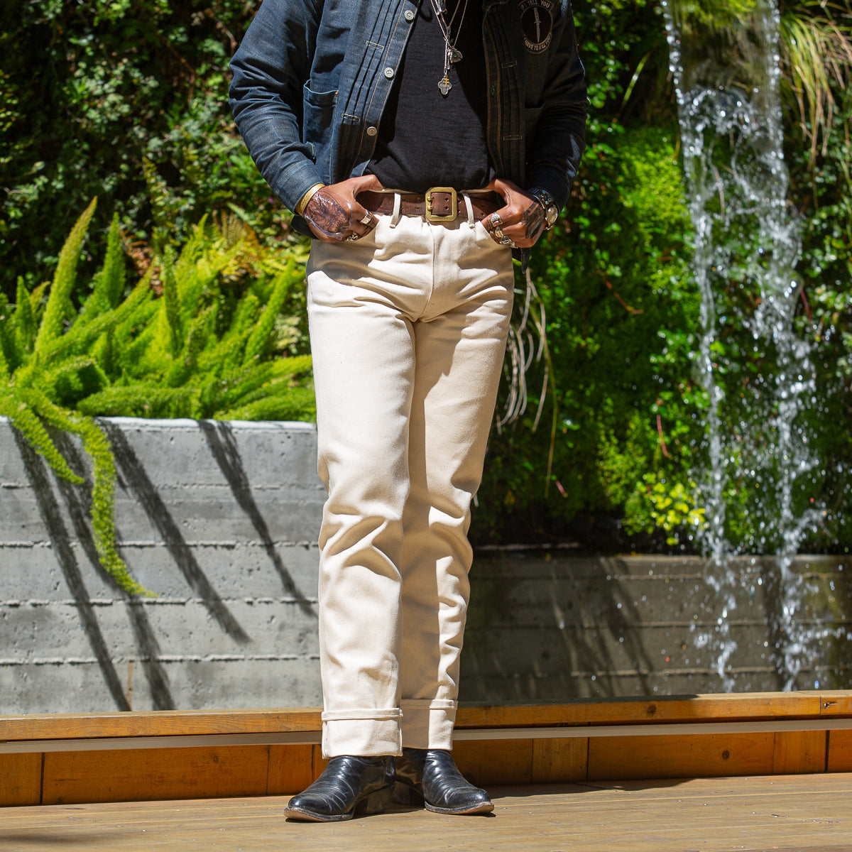 Freenote Wilkes Western - 14oz Natural Denim - Standard & Strange