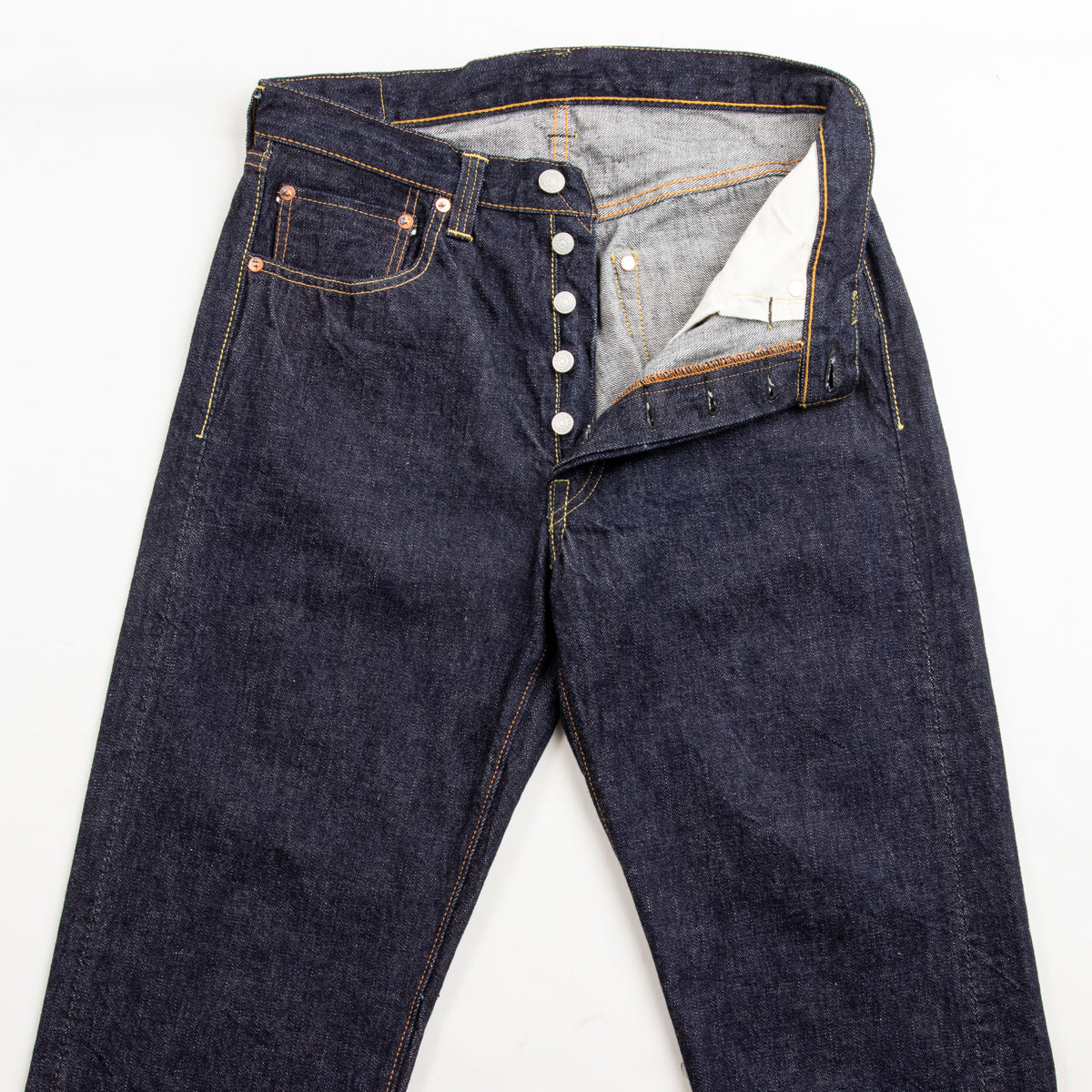 Fullcount 1101W - Regular Fit Tapered Leg - One Wash Denim - Standard & Strange