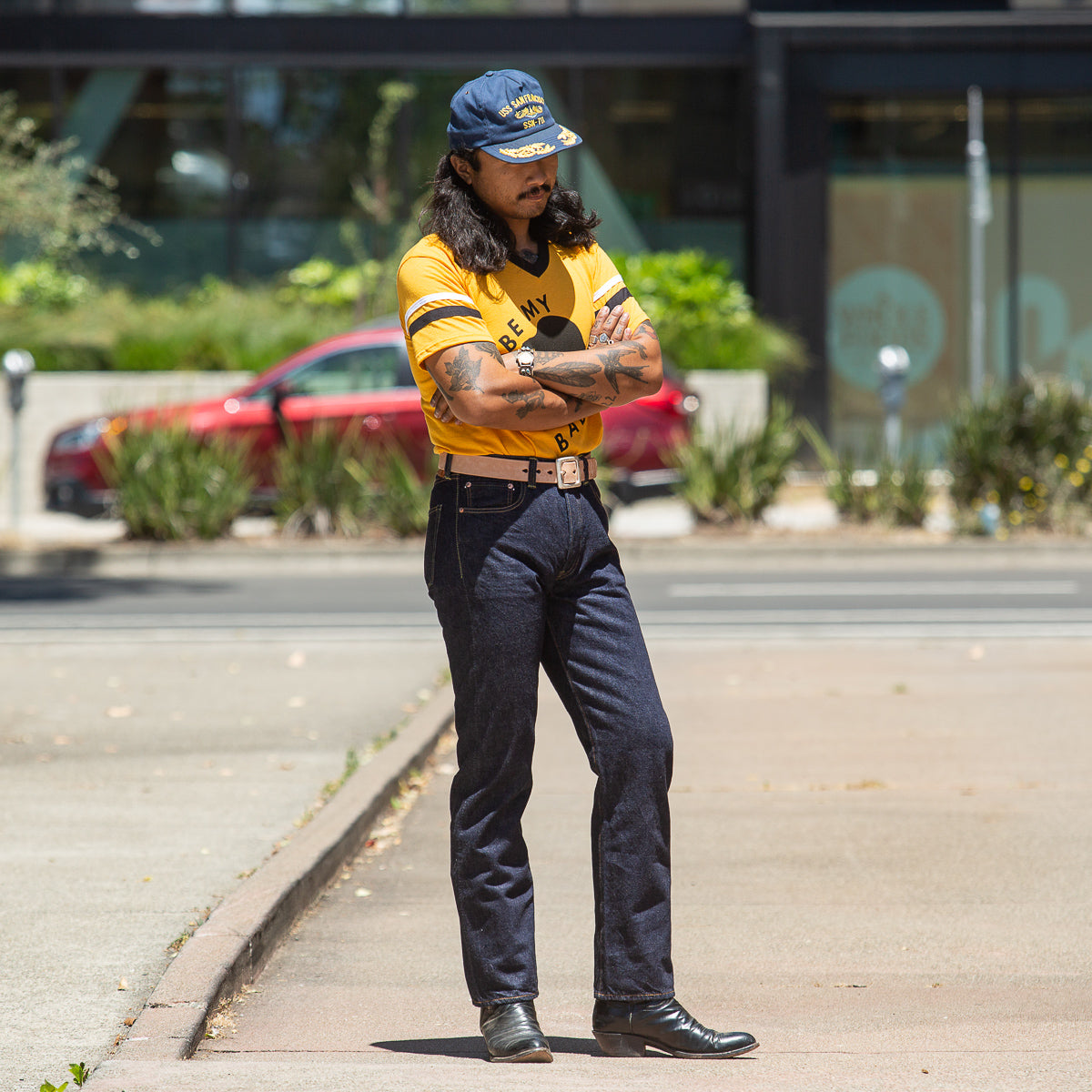 Fullcount 1101W - Regular Fit Tapered Leg - One Wash Denim - Standard & Strange